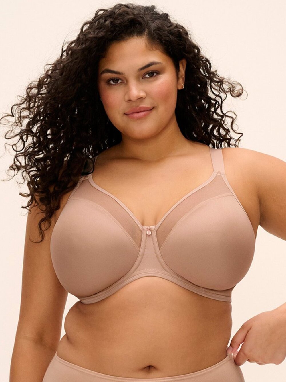 Elomi EL4301SAH Sahara Smooth Molded Underwire Bra 40I Nude Tan NWOT